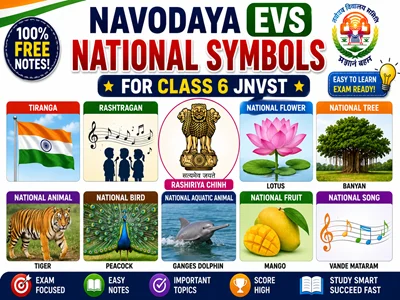 Navodaya EVS National Symbols for Class 6 JNVST Preparation