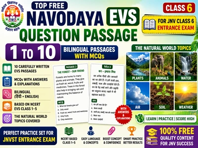 Navodaya EVS Question Passage 1 to 10 for JNV Class 6 Entrance Exam