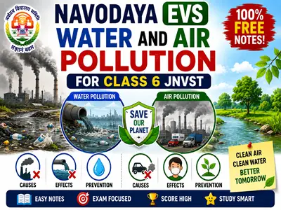 Navodaya EVS Water and Air Pollution Class 6